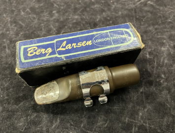 Hard Rubber Berg Larsen 115/1 M Tenor Sax Mouthpiece - Opened to .135